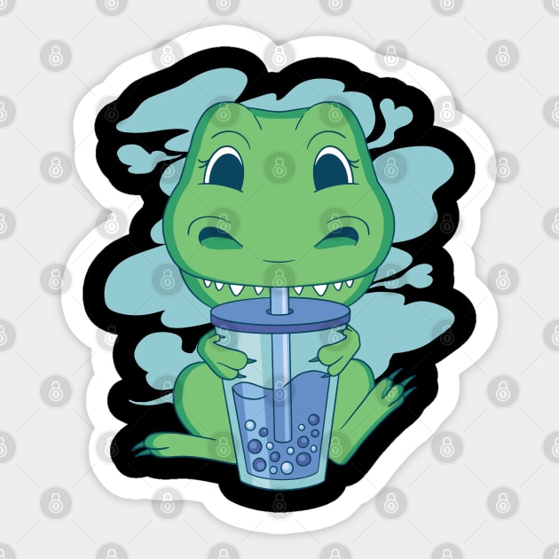 Jurassic Jumbo Drink Sticker by Life2LiveDesign